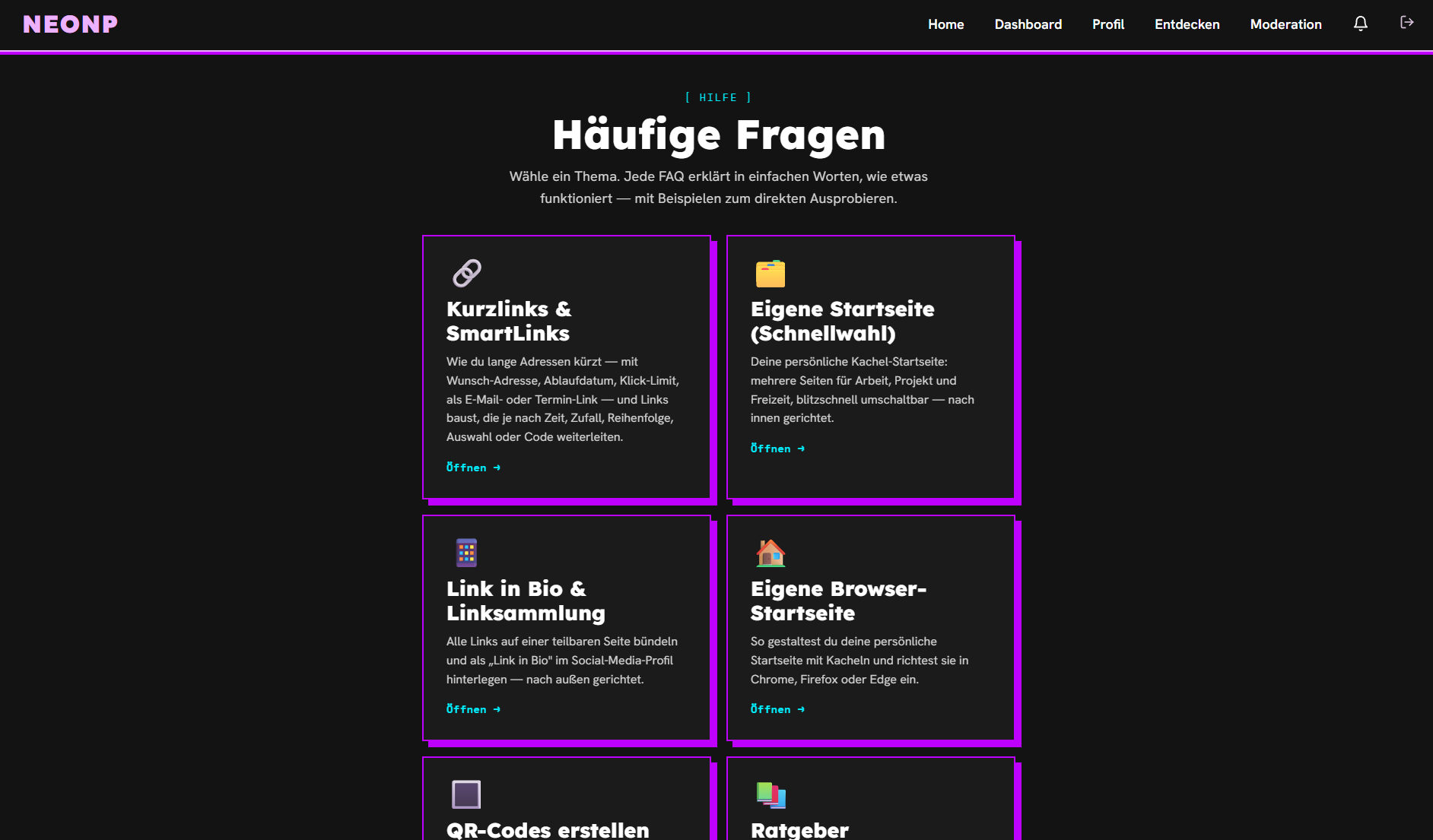 neonp – FAQ – die häufigsten Fragen